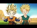 【アニメ】悟天の相手に苦戦する孫悟空【ドラゴンボール】