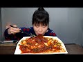 Spicy, noodles, mukbang.