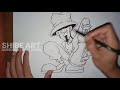 how to draw body sketch graffiti characters