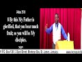 Prophetic Word #2 (God's Terms of Fellowship with Us)
