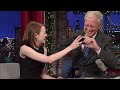 Emma Stone And Dave Can't Stop Taking Selfies | Letterman