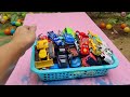 Clean up muddy minicars & disney car convoys! Play in the garden