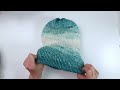 Easy Knitting Machine Hat Tutorial (Scarfie Yarn)