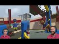 Hello Neighbor Fall FLAT (Human Fall Flat NOOB Gameplay!) K-City GAMING