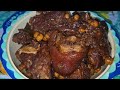 Pork pata /but-buto with garbanzos