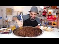 تحدي نودلز فول الصويا الكوري چاچاروني ۲۰ كيس مع بيضة نعامة كبيرة Black Bean Noodle + Ostrich Egg