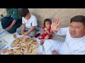 امروز تندور کدیم اولین بار که در جاغوری جان نان و پیرکی پختیم به به😋😍#family #vlog #love #