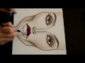 How To - Dramatic Face Chart Makeup Tutorial