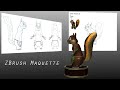 Zbrush Maquette from concept illustrations