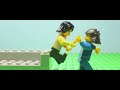 two guys fight over pizza - LEGO animation