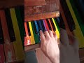 I just played on rainbow piano #rainbow #pianomusic