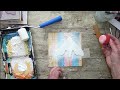 How I Make a Collage with My Painty Papers and Gel Prints #paintypapers #collage