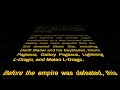 Lego Darth Blader II: The Original Trilogy - Episode VI - Return of the Spirit Text Scroll