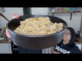 How Chinese chefs cook Egg Fried Rice (Video 2.0) 🍚🍳 Mum and Son professional chefs cook!