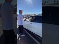Pranking random Tesla drivers with the Ring Of Salt Pt.2 👀😏#shorts