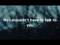 Clara La San - Talking To You (Lyrics)