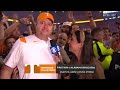 Tennessee Vol fan's reactions during the game winning kick against the Alabama Crimson Tide - 2022