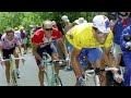 El ataque mas BRUTAL en la montaña en el TOUR DE FRANCIA / Miguel Induráin 1995