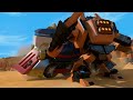 Dinocore | Merge Earth Fire Water Robots | Cartoon For Kids | Dinosaurs Animation Robot