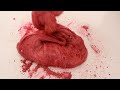 Pineapple vs Watermelon - Mixing Makeup Eyeshadow Into Slime ASMR