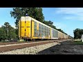 NS GS&F railfanning ft 281 w/UP SD70ACes | 07/06/24