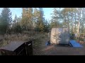 Camping at Split Rock Lighthouse State Park using an Otter Vortex Cabin Thermal Hub Shelter