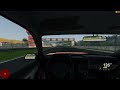 driving around a race track as well as i can
