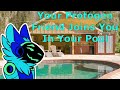 [ASMR] Protogen friend joins you in the pool