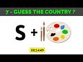 Guess The Country From The Emojis | Brain Test #1 || Facts World ||