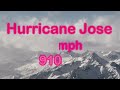 The Track of Hypothetical Hurricane Jose (2023)