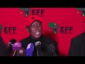 CIC Julius Malema Addresses EFF Press Conference