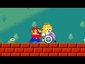 Super Mario Bros. but Team Mario got lost in the Body Swap Machine | Game Animation