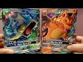 pokemon 8 packs hidden fates charizard vs gyarados