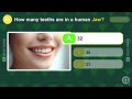 Guess The Human Body Part Quiz | Can You Pass This Human Body Quiz |  General Knowledge Quiz