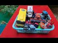 Clean up muddy minicar falling into the water & a convoys disney cars! Play in the garden