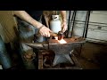 Hand forging a pair of kitchen knives part 2