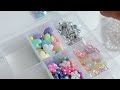 shopping in Korea vlog 🇰🇷 beads market in Seoul 🎀 making accessory, organizing beads collection