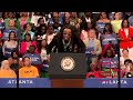 Quavo speaks at Atlanta rally for VP Kamala Harris
