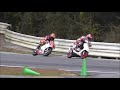 スクーターとミッションバトルScooter and motorcycle fight