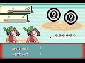 Pokémon Emerald: Glitch Trainer Shenanagans
