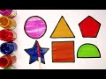 Shapes song nursery rhymes, Shapes drawing for kids, Learn 2d shapes, Preschool, abc, a to z - 559