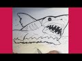 How to Draw a Zombie Shark