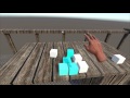 VR Puzzle Project - Hand Tracked Grabbing Test