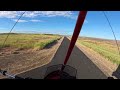 Weight shift trike / flexwing bumpy approaches and a touch n go