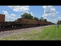 Watching Trains in Folkston, GA  - Part 8 - Fast Moving Intermodal