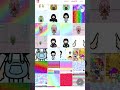 how to make rainbow hair in toca boca🌈