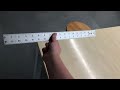 Thumbaround on a ruler