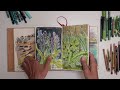 SPRING Sketchbook tour and a quick way to sketch