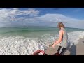 Tossing Big Mullet off the Beach!