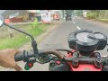 Suasana jalan pedesaan | motovlog tembang tarlingan